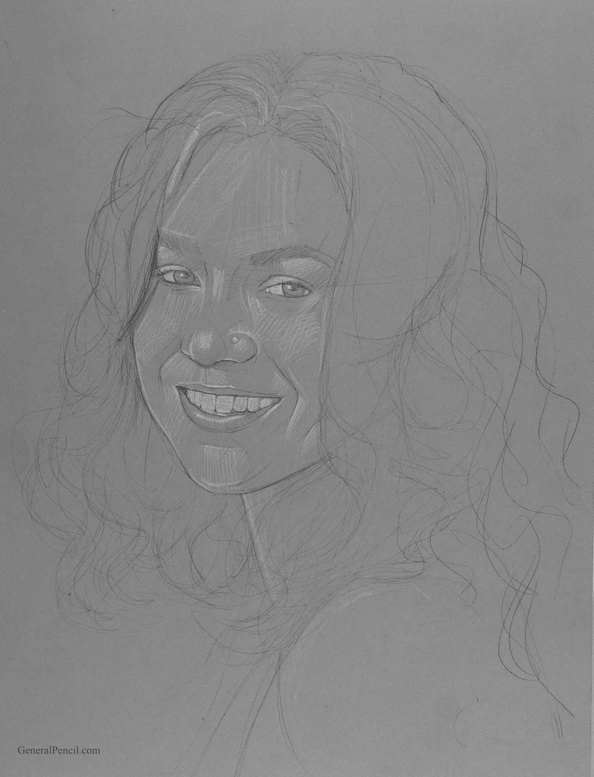 Step-by-Step Drawing Graphite Portrait Drawing Tutorial with Justin ...